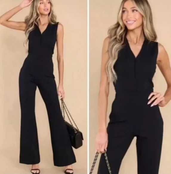 NWT SPANX Perfect Sleeveless Jumpsuit In Classic Black Size 2X. Retail: $148